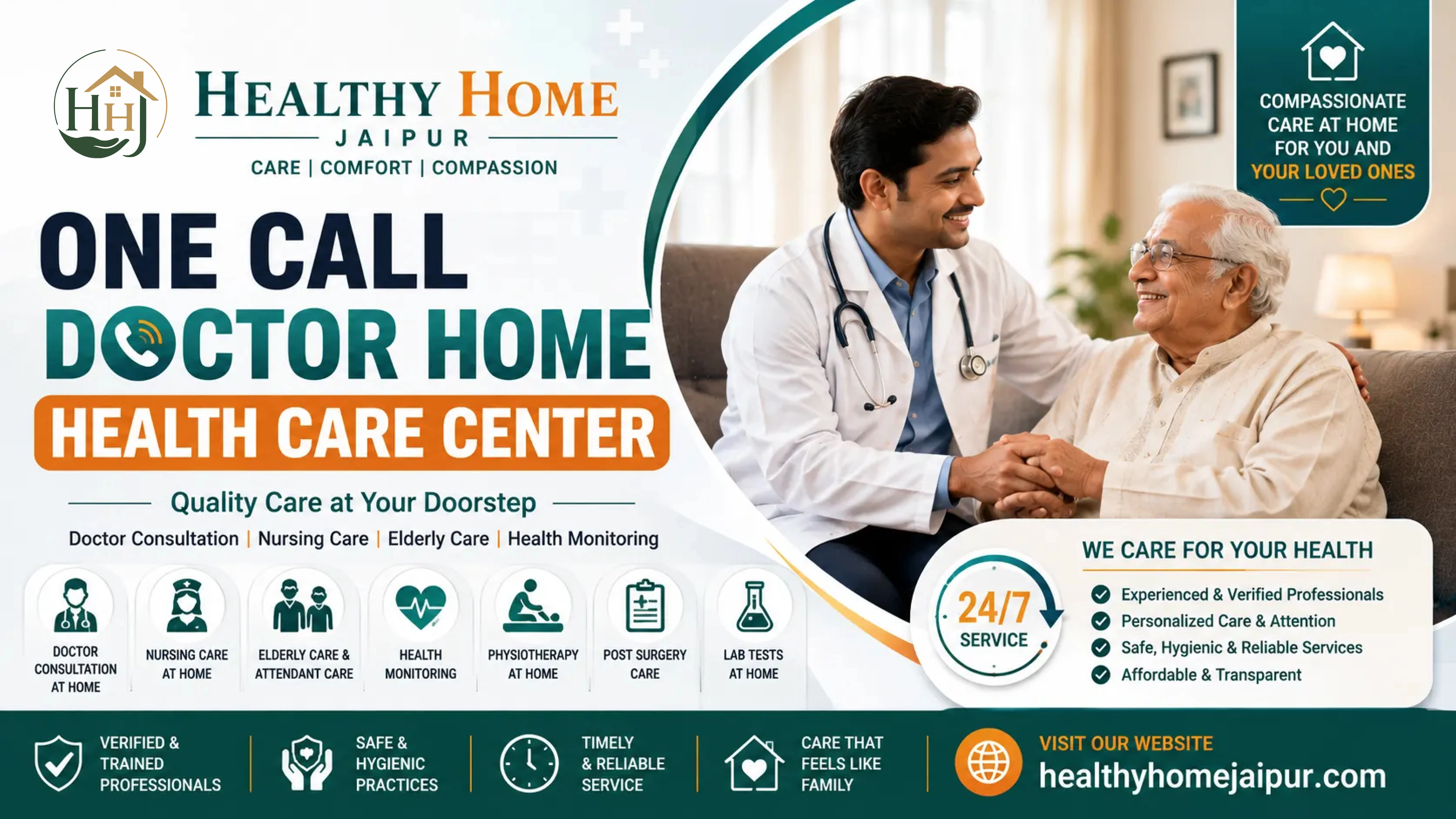 One Call Doctor Home Health Care Center in Jaipur | Quality Healthcare at Your Doorstep