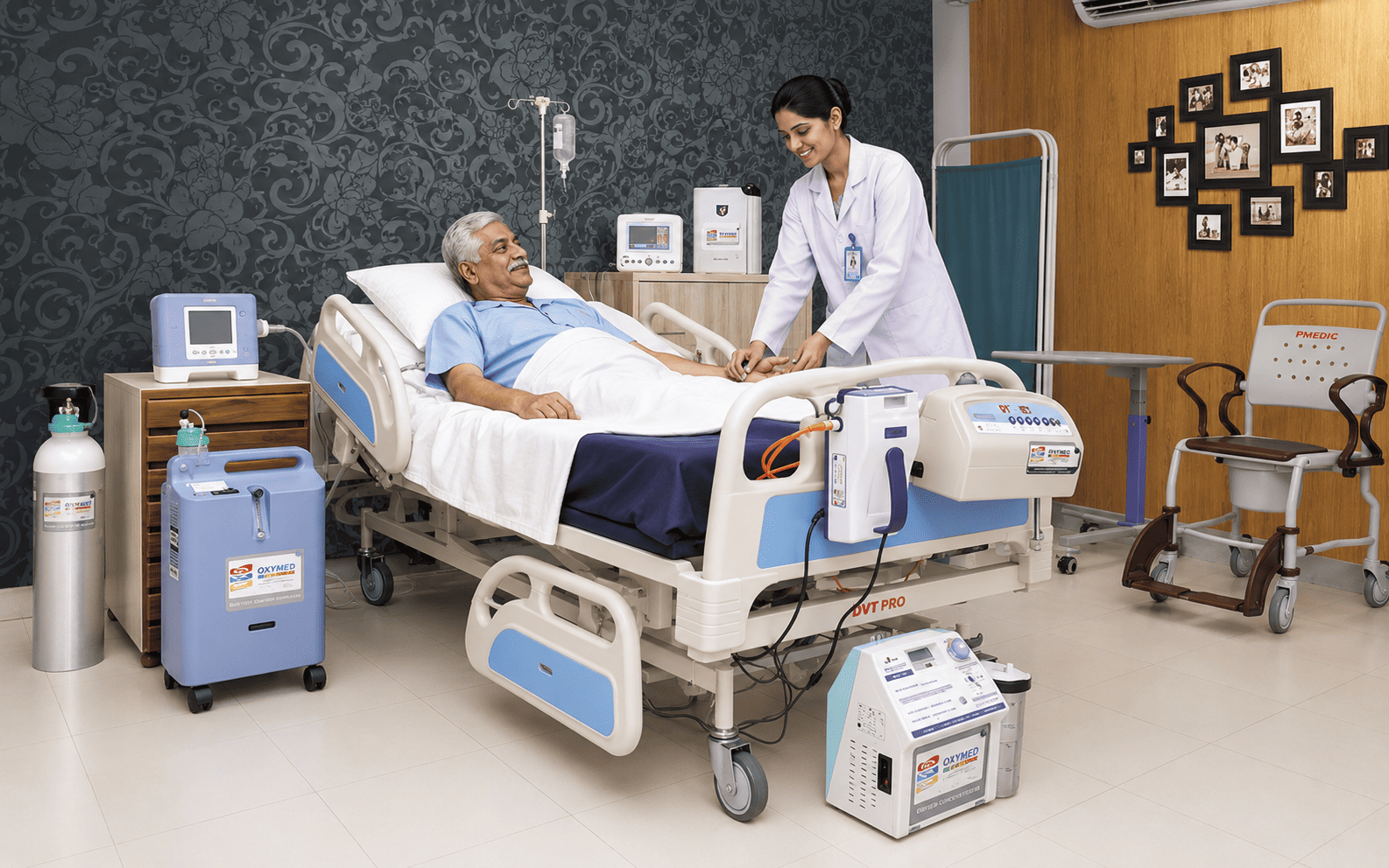 ICU Setup at Home